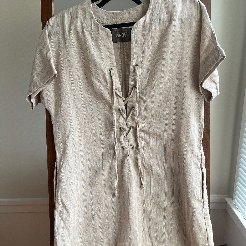 Reformation Paper Bag Dress